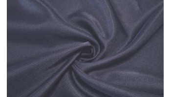 10cm Tischdeckenstoff knitterarm / Polyester-Dekostoff,  Köperbindung, DUNKELBLAU   (Grundpreis €8,00/m)